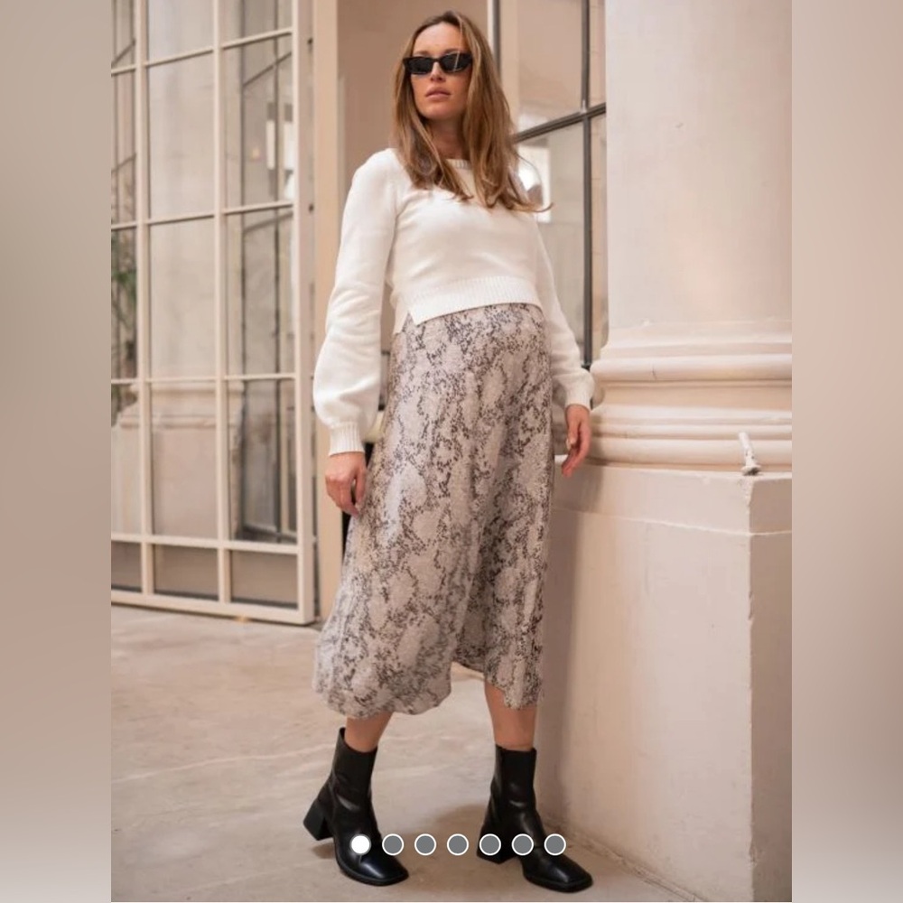 Seraphine Nell Cream 2 in 1 Maternity & Nursing Dress